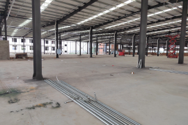 邛崍食品產(chǎn)業(yè)園2500平鋼結(jié)構(gòu)廠房出租 有蒸汽