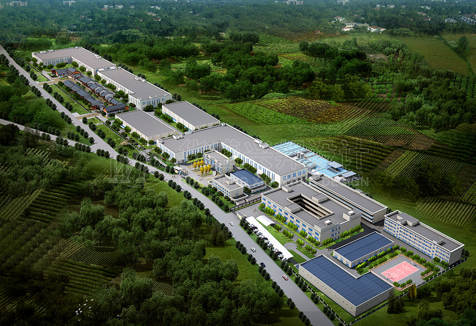 四川彭州市小石村食品共享工廠設(shè)計賞析